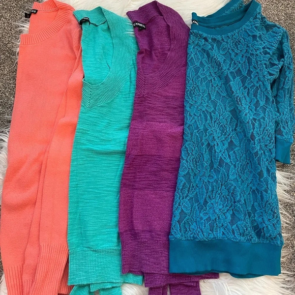 Women’s Express sweaters/tops bundle- 14 items- size small - Picture 2 of 5